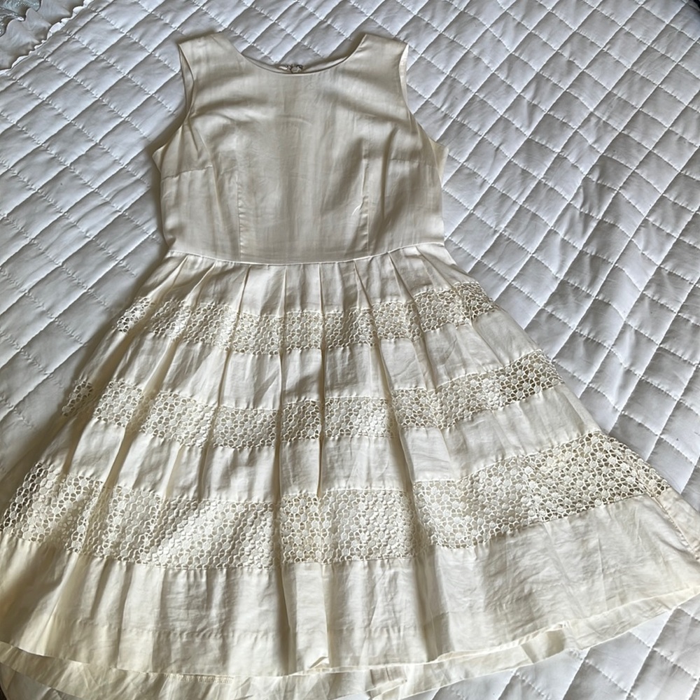 Ann Taylor. Petite. White dress